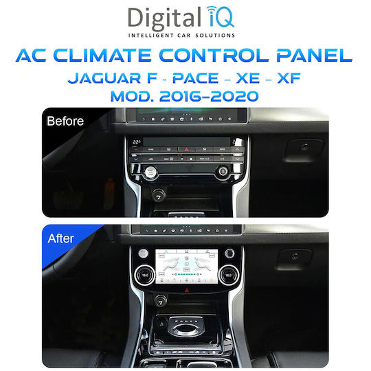 Digital IQ Ηχοσύστημα Αυτοκινήτου για Jaguar XE / XF 2016-2020 (Bluetooth/USB/WiFi/GPS) με Οθόνη Αφής 7"
