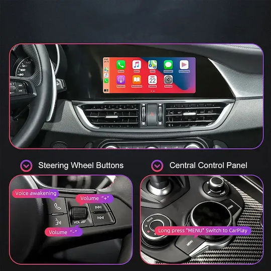 Digital IQ Ηχοσύστημα Αυτοκινήτου για Suzuki Swift Skoda Superb Alfa Romeo Giulia / Stelvio Chrysler Vision 2015-2026 (Bluetooth/USB/WiFi/GPS/Apple-Carplay/Android-Auto)