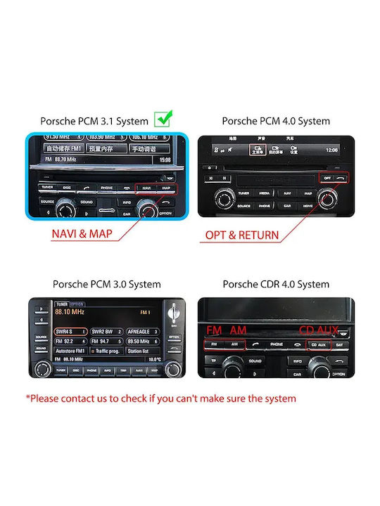 Digital IQ Car Audio System for Porsche Panamera / Macan 2010-2016 Bluetooth USB AUX WiFi GPS Apple CarPlay Android Auto