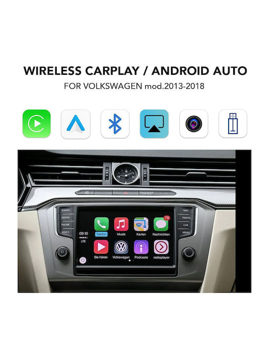 Digital IQ Car Audio System for Volkswagen Golf / Touran / Tiguan / Passat 2013-2018 Bluetooth USB AUX WiFi GPS Apple CarPlay Android Auto