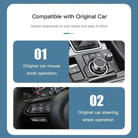 Digital IQ Car Audio System for Fiat 124 Mazda 2 / 3 / 6 / MX-5 / CX-3 / CX-5 / CX-9 2016-2021 Bluetooth USB WiFi GPS Apple CarPlay Android Auto