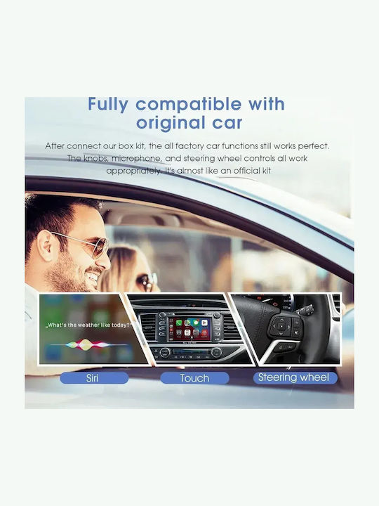 Digital IQ Car Audio System for Toyota Corolla / C-HR / Yaris / Verso / Auris / Avensis / Hilux / 4-Runner / Prius / RAV 4 / Highlander / Avalon / Sequoia / Tundra / Sienna / Tacoma / Land Cruiser / Camry / Alphard / Fortuner 2014-2019 (Bluetooth/USB/AUX/WiFi/GPS/Apple CarPlay/Android Auto) with 6" Touch Screen DIGITAL IQ TY 280_CPA