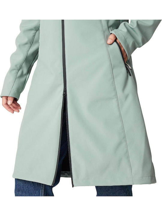 Jachetă de damă Softshell Auroragreen