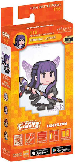 Frieren Beyond Journey's End Figgyz Dekorative Magnete Sammelstück Farn Kampfpose 11 Cm