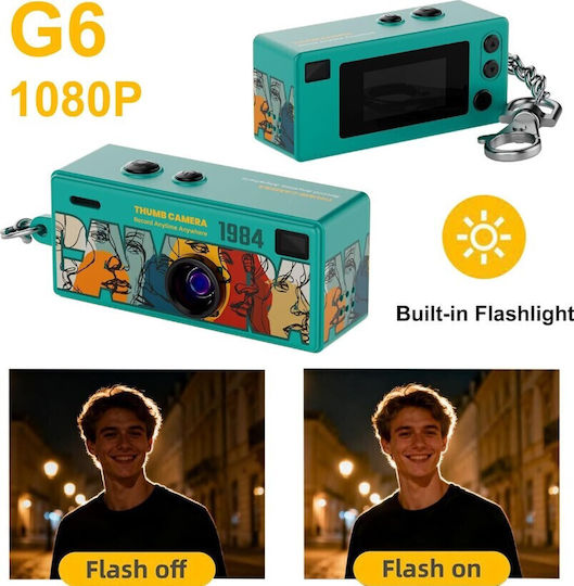 G6 Компактна Фотоапарат 2MP Зеленa