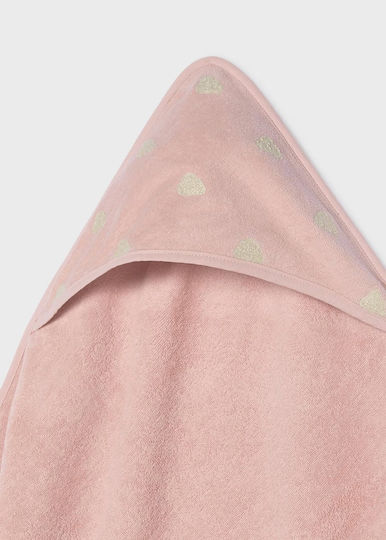 Mayoral Baby Bademantel mit Kapuze Rosa