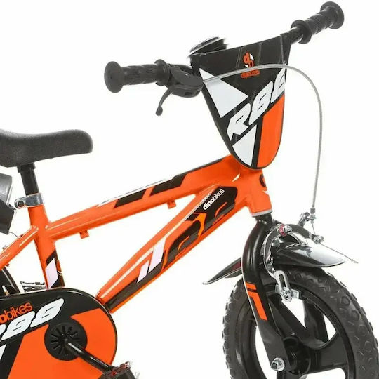 Dino 12" Bicicletă pentru copii BMX Portocaliu