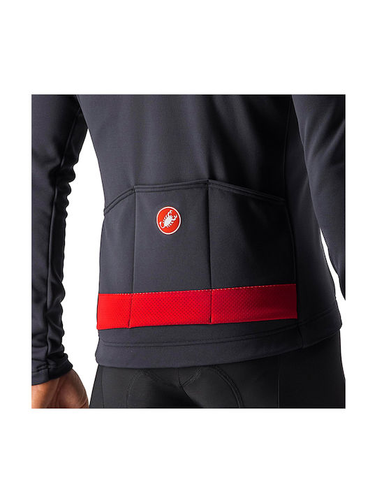 Castelli Tricou De Ciclism Mânecă Lungă Pentru Bărbați Gri