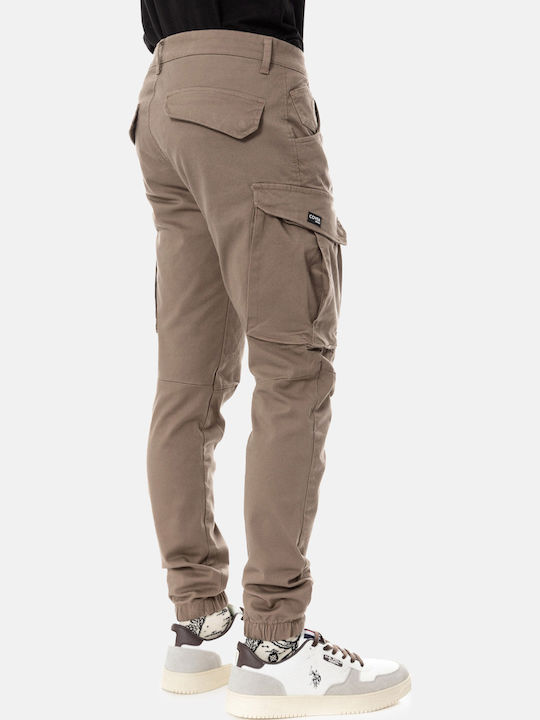 Trousers in Loose Fit Fango-grey
