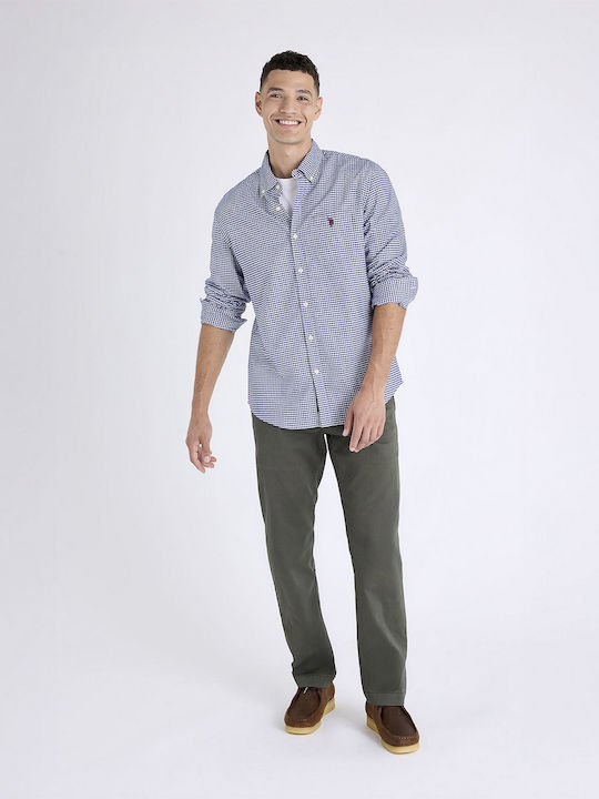 Men's Jeans Pants with Slim Straight Fit Khaki