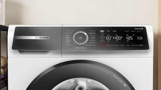 Bosch Waschmaschine 9kg mit Dampftechnologie 1400 Umdrehungen Speed Perfect WGB24409GR