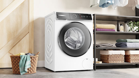 Bosch Waschmaschine 10kg mit Dampftechnologie 1400 Umdrehungen Bügeleisenhilfe WGB25411GR