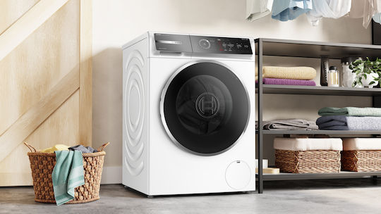 Bosch Πλυντήριο Ρούχων 10kg με Τεχνολογία Ατμού 1400 Στροφών Iron Assist WGB254A1GR