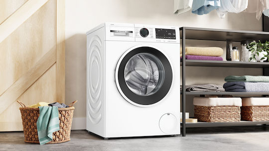 Bosch Пералня 9кг с Парна Технология 1400 Оборота Iron Assist WGG244FGGR