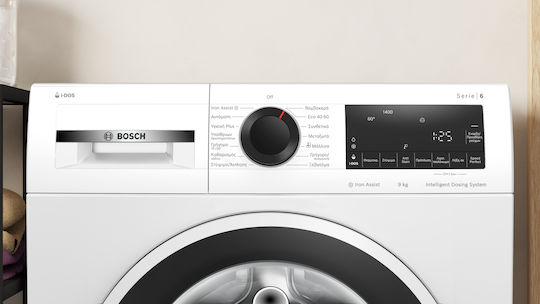 Bosch Пералня 9кг с Парна Технология 1400 Оборота Iron Assist WGG244FGGR