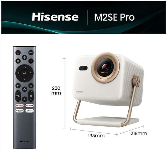Hisense Мини 3D проектор DLP с Wi-Fi и вградени говорители