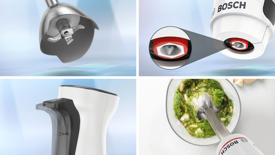 Bosch Serie 4 Hand Blender with Stainless Steel Rod 600W White