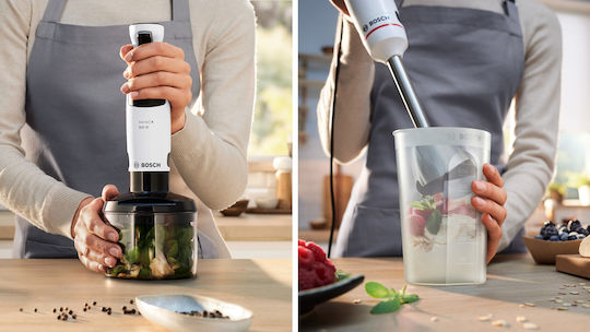 Bosch Hand Blender with Inox Rod 800W White