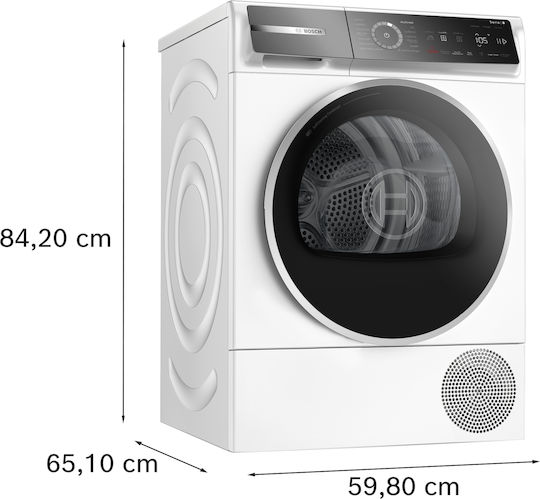 Bosch Serie 8 Tumble Dryer 9kg with Heat Pump