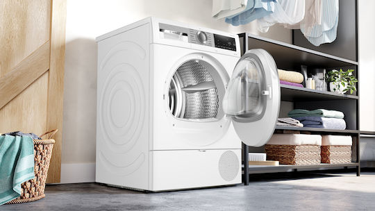 Bosch Serie 6 Uscător de rufe 9kg cu pompă de căldură