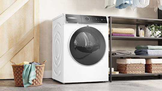 Bosch Serie 8 Στεγνωτήριο 9kg με Αντλία Θερμότητας