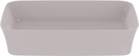 Ideal Standard Ipalyss Επικαθήμενος Νιπτήρας Πορσελάνης 55x38x12.5cm