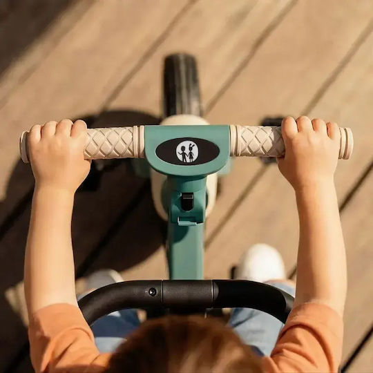Petite & Mars Turbo Tricicletă pentru copii cu mâner pentru părinți 5 în 1 pentru 1.5+ ani Albastră