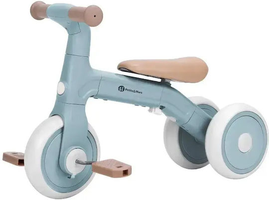 Petite & Mars Tricicletă Convertibilă 3 în 1 pentru 1-3 Ani Albastră 614837