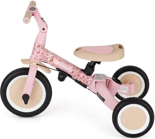 Petite & Mars Turbo Tricicletă pentru copii cu mâner pentru părinți 5 în 1 pentru 1.5+ Ani Roz 613359