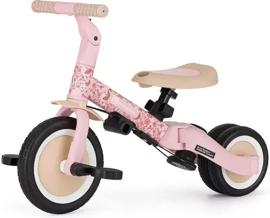 Petite & Mars Turbo Tricicletă pentru copii cu mâner pentru părinți 5 în 1 pentru 1.5+ Ani Roz 613359