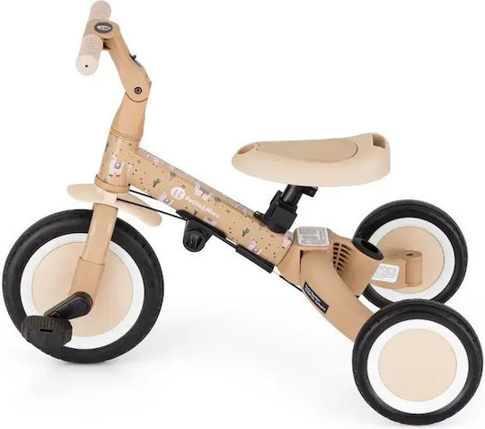 Petite & Mars Turbo Tricicletă Convertibilă cu Mâner pentru Părinți 5 în 1 pentru 1.5+ Ani Bej 613365
