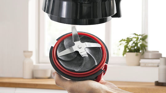 Bosch Serie 4 Μπλέντερ με Γυάλινη Κανάτα 1.5 lt 1200W Ασημί