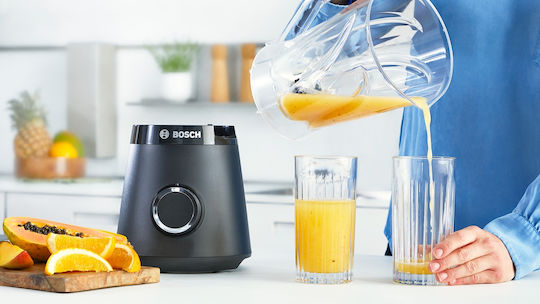 Bosch Serie 4 Μπλέντερ με Κανάτα Tritan 1.5 lt 1200W Μαύρο