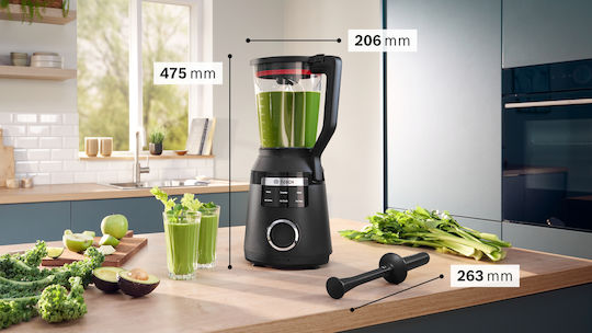 Bosch Serie 6 Μπλέντερ με Κανάτα Tritan 2 lt 1800W Μαύρο