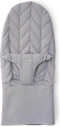 BabyBjorn Rocker Chair Cover Woven Petal Quilt Light Grey