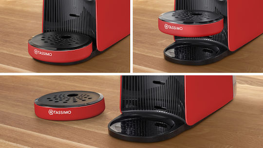 Bosch Pod Coffee Machine Tassimo Pressure 15bar Red