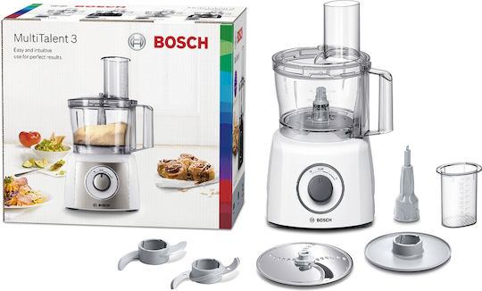 Bosch MultiTalent 3 Πολυμίξερ 800W με Κάδο 2.3lt Λευκό