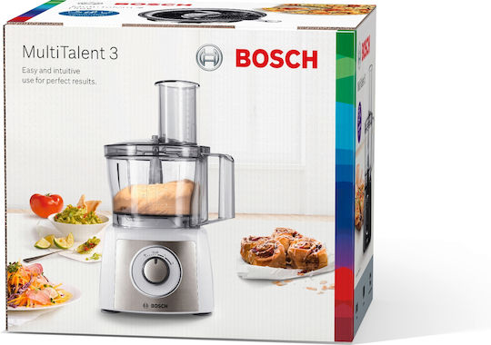 Bosch MultiTalent 3 Πολυμίξερ 800W με Κάδο 2.3lt Λευκό