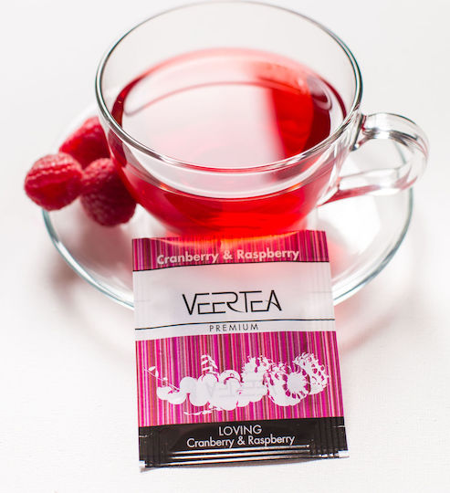 Veertea Premium 100 Pungi Merișor și Zmeură 2g