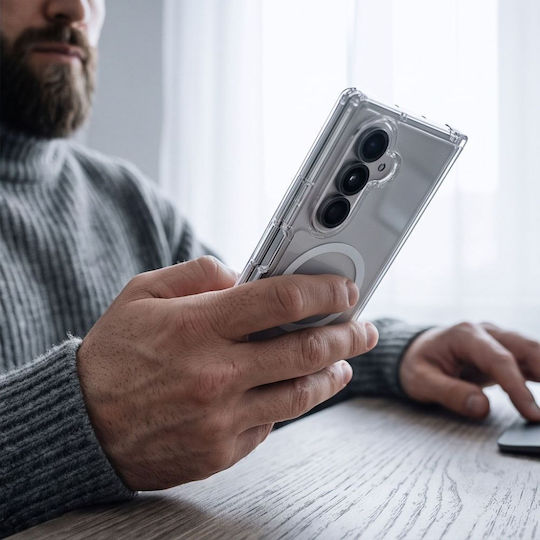 Tech-Protect Flexair Hybrid Back Cover Silicone / Plastic Transparent (Galaxy Z Fold 8)