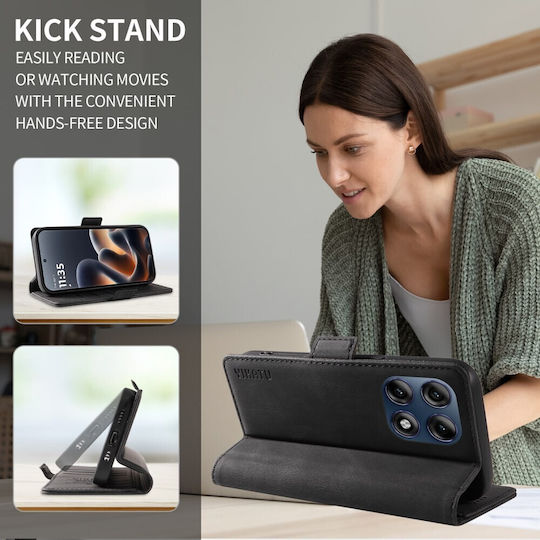 Yikatu Wallet Black (Moto G47)