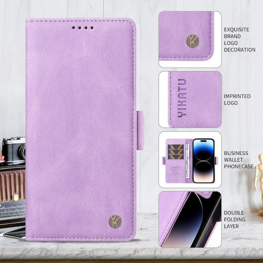Yikatu Purple Wallet (Moto G47)