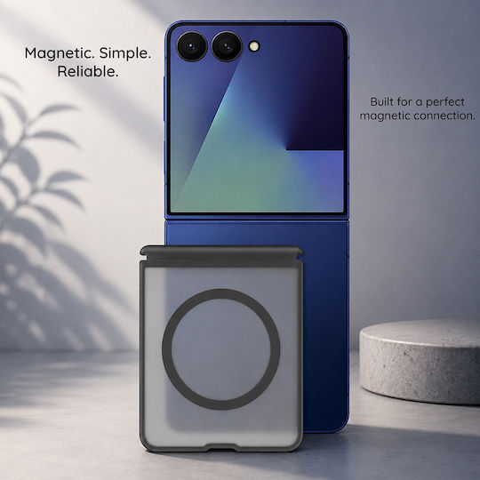 Blueo Leder Rückseitenhülle Schwarz (Galaxy Z Fold8 Ultra)