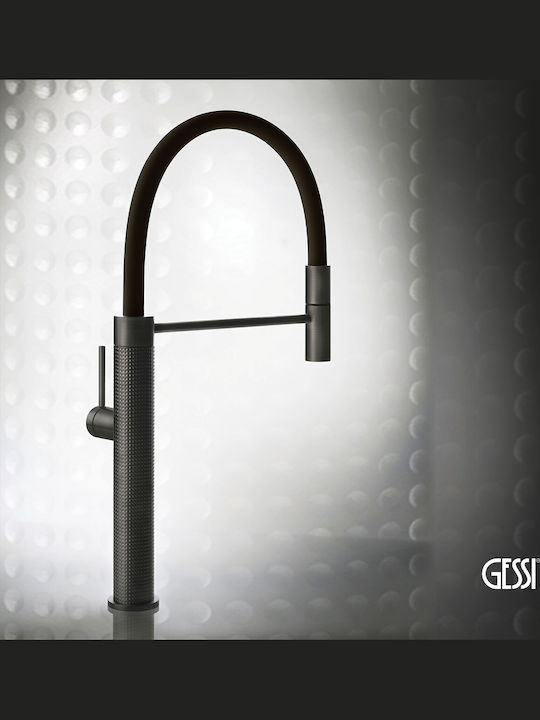 Gessi Kitchen Faucet Counter Silver