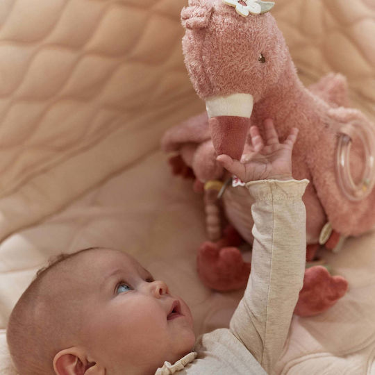 Little Dutch Pendant Fabric Flamingo Toy for Newborns