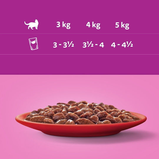 Whiskas Wet Cat Food for Adult Cats 12x85gr