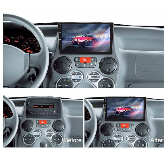 Digital IQ Ηχοσύστημα Αυτοκινήτου για Fiat Panda 2003-2012 (Bluetooth/USB/WiFi/GPS/Apple-Carplay/Android-Auto) με Οθόνη Αφής 9"