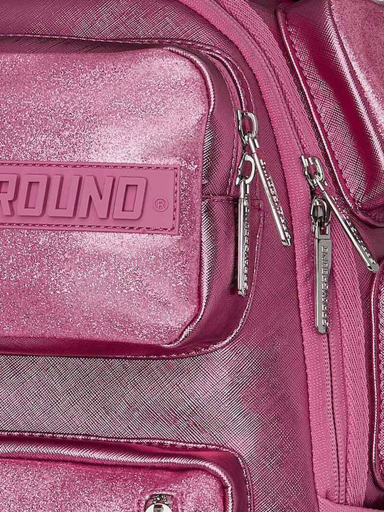 Sprayground Σχολική Τσάντα Πλάτης Γυμνασίου - Λυκείου με Θήκη για Παγούρι Glitter Grit Trooper 29 x 15 x 45εκ