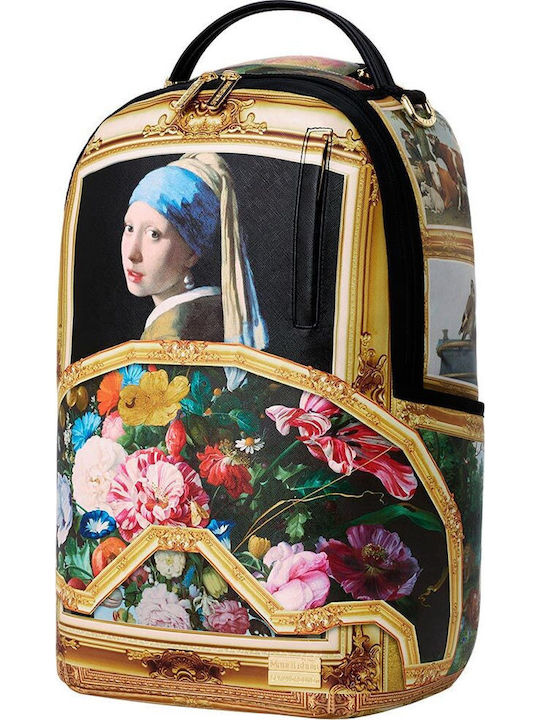 Sprayground School Backpack Junior High-High School with Water Bottle Holder Mauritshuis Museum 29 x 15 x 45cm