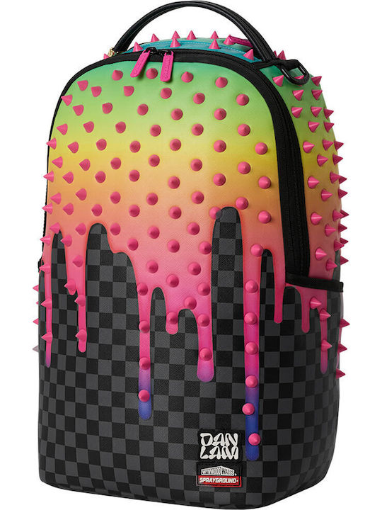 Sprayground Schulranzen Rucksack für Junior High-High School mit Flaschenhalter Wynwood Walls Dan Lam Drips 29 x 15 x 45cm